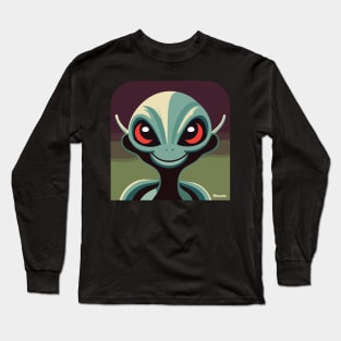 Happy Alien Long Sleeve T-Shirt